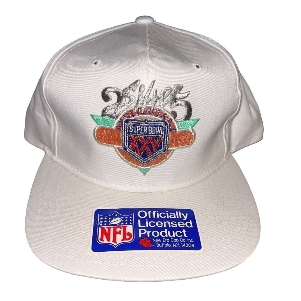 Vintage 1991 Superbowl 25 Buffalo Bills NY Giants Snapback Hat